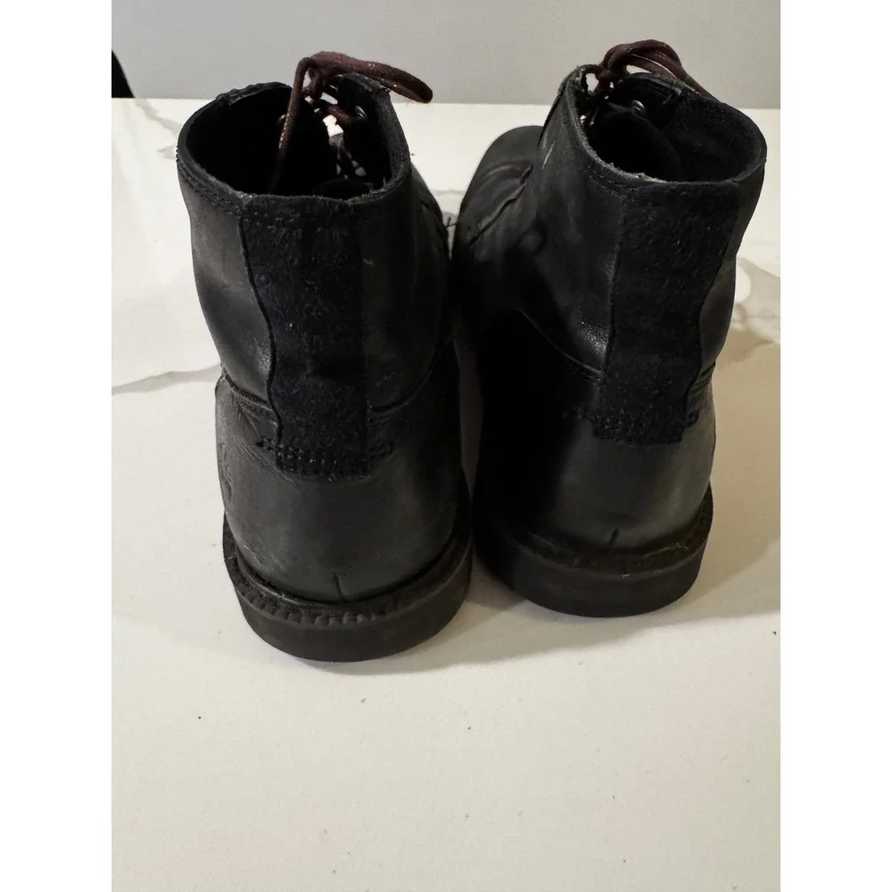 Timberland Defender Repellent Systems Black Leather Lace Up Boots Men's size‎ 10